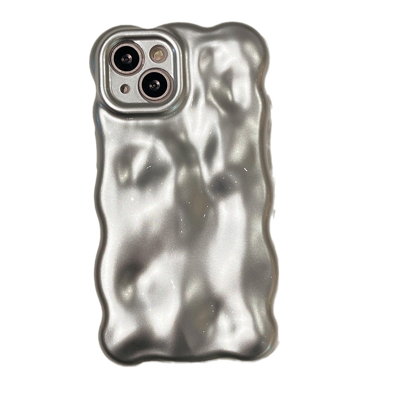 Wholesale Matte Silver Meteorite Patterned TPU Phone Cases